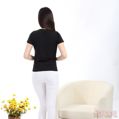 【廠家直銷2016夏季簡約女士T恤學(xué)院風(fēng)百搭套頭短袖女裝批發(fā)Y30】常熟市服裝城悅衣服飾商行 - 產(chǎn)品庫