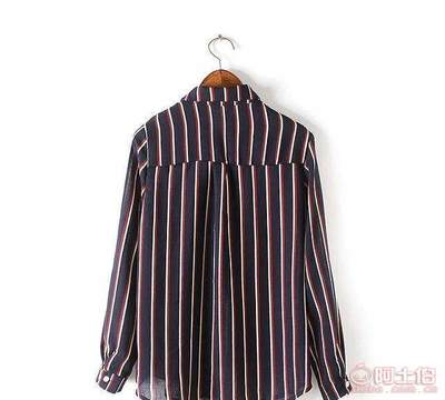 【2016春季新款百搭通勤雪紡條紋長袖女士襯衫廠家直銷xyl0210】昆山市玉山鎮(zhèn)貝爾雅服飾商行 - 產(chǎn)品庫